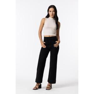 Jeans donna vita alta palazzo olivia_1 nero