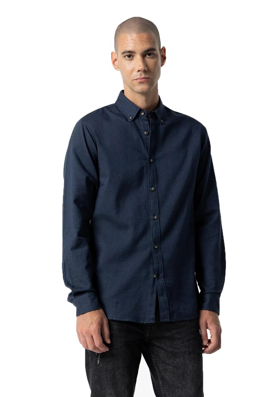 tiffosi-camicia-uomo-flanella-unito-pattin-blu