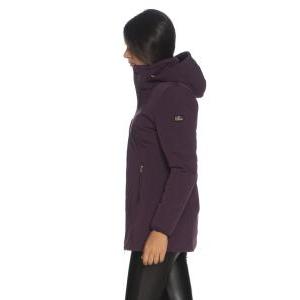 Cappottino donna softshell sfiancato cappuccio staccabile