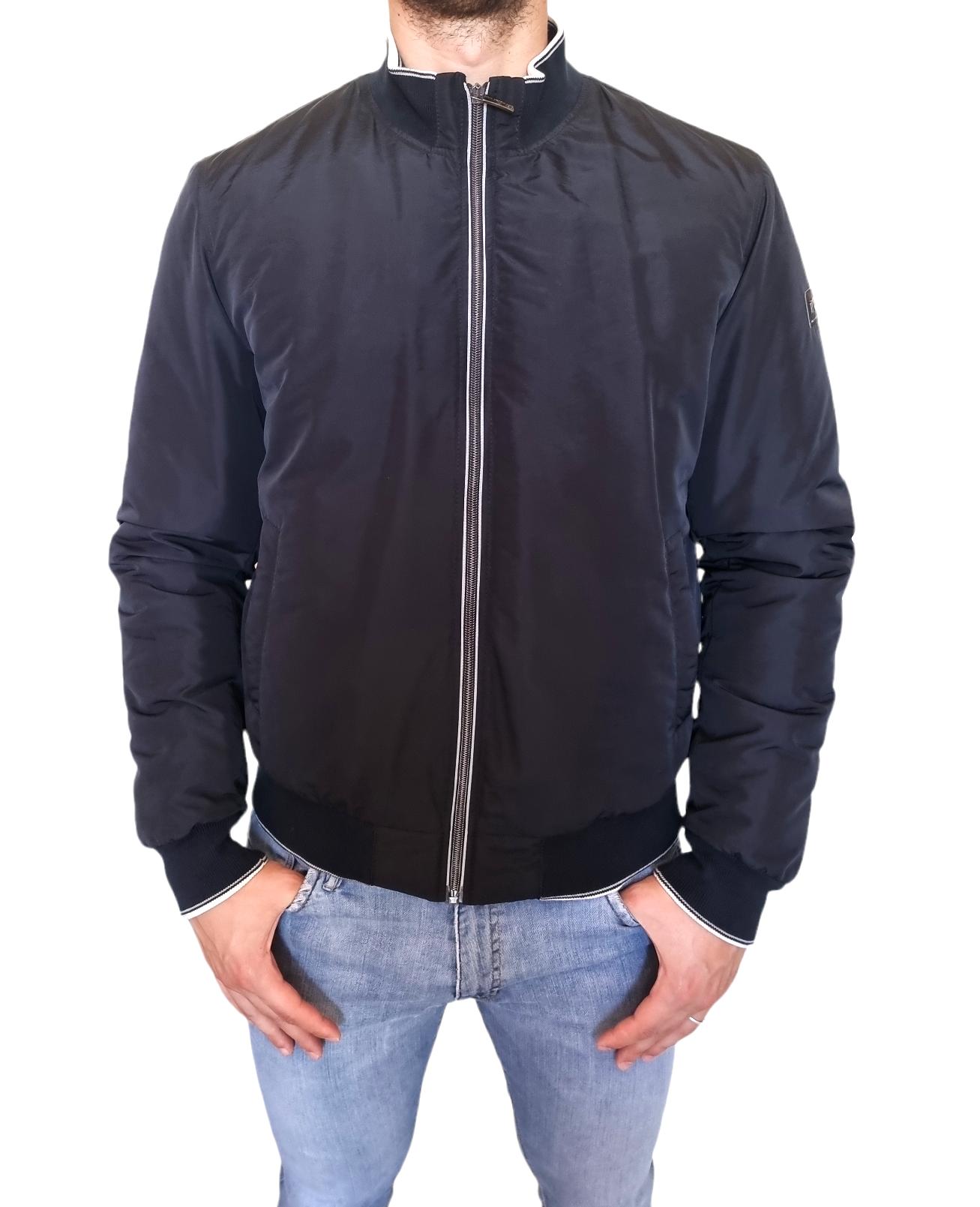 Giacca bomber leggero Nero Giardini uomo 