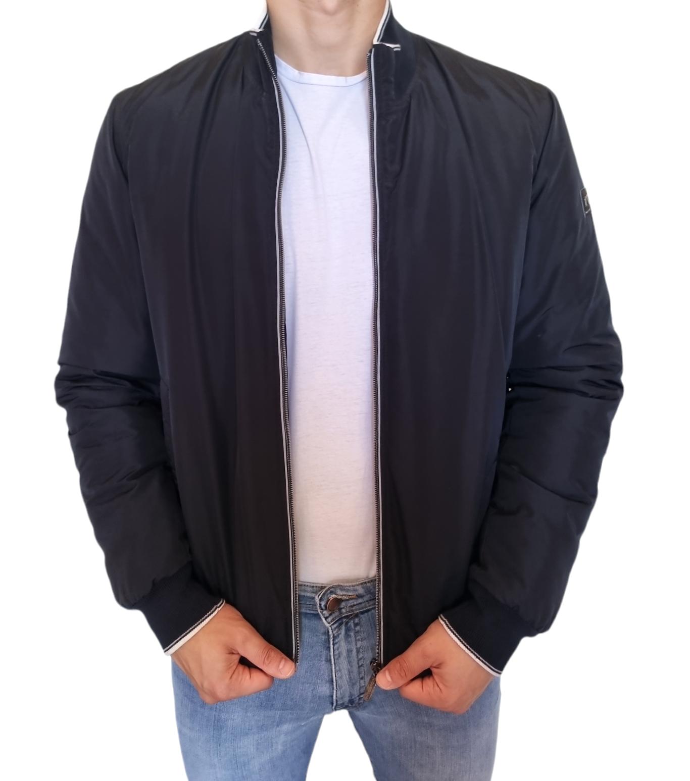 Giacca bomber leggero Nero Giardini uomo 