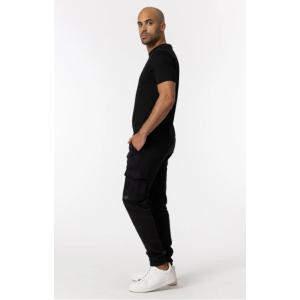 Uomo pantalone felpa con tasconi kenzo nero