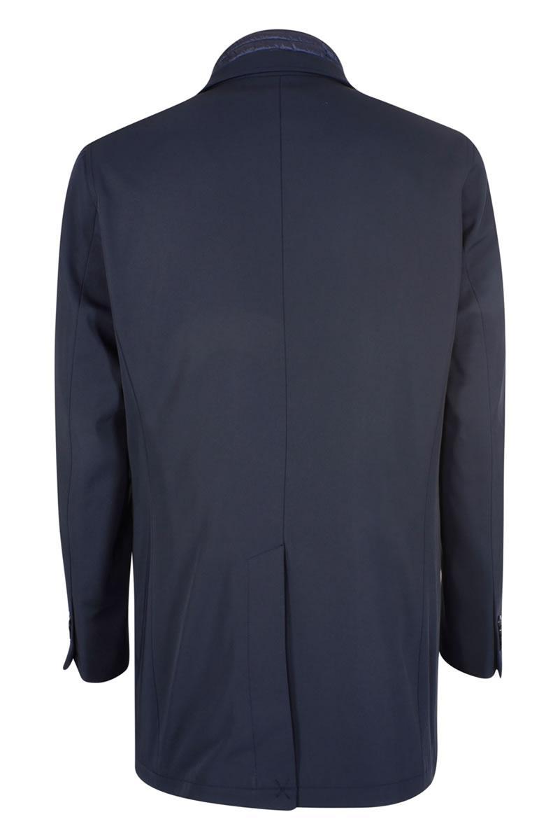 Yes zee cappotto uomo tecnico con pettorina staccabile Blu