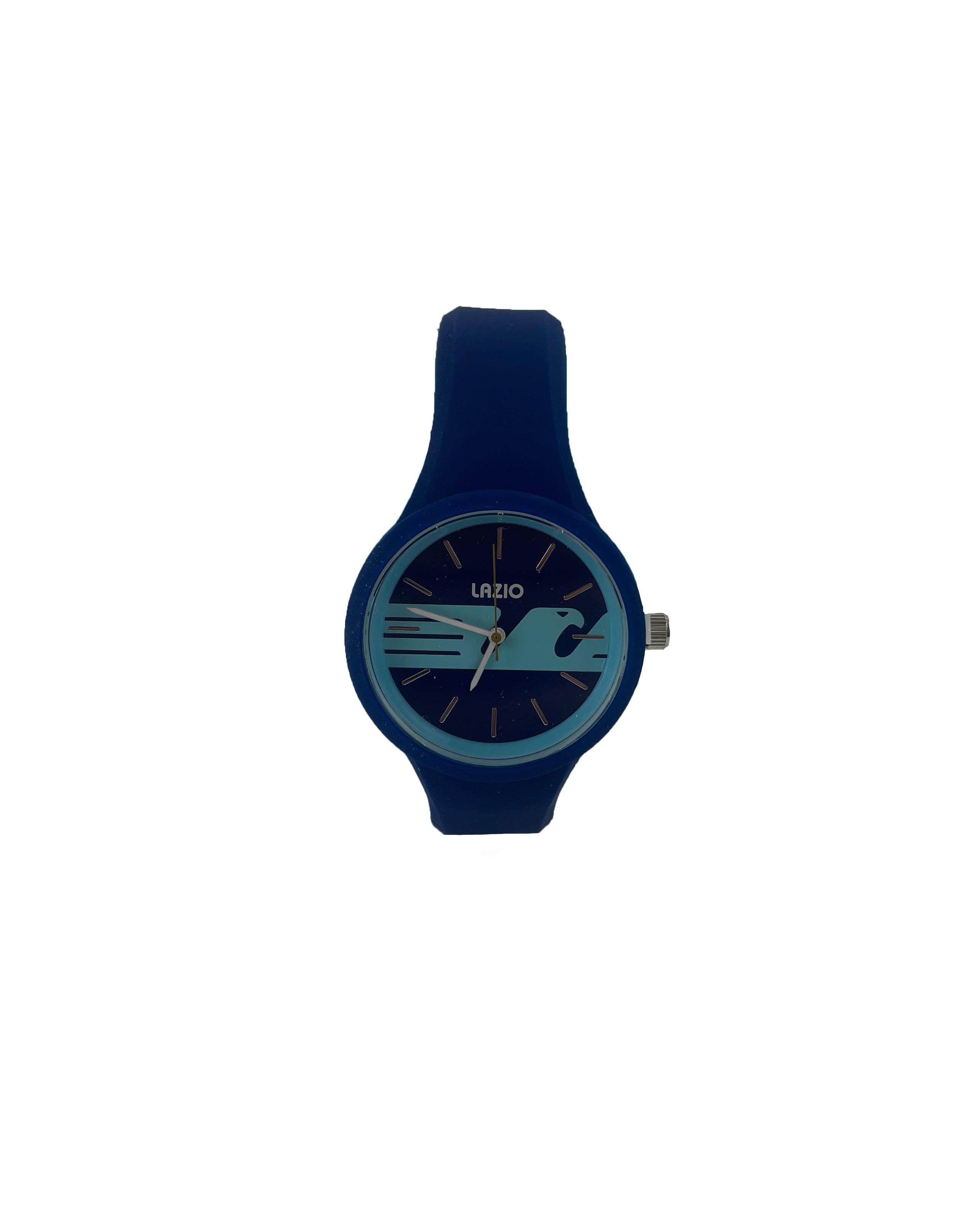 Orologio compatibile con Lazio uomo con bracciale in silicone