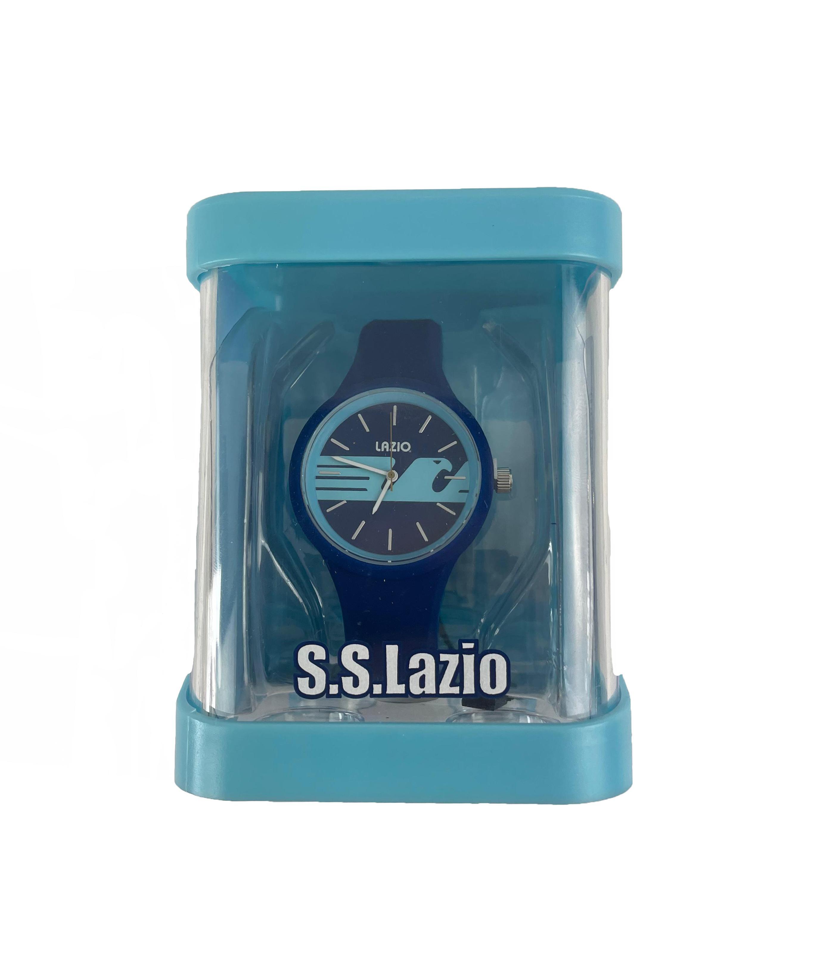 Orologio compatibile con Lazio uomo con bracciale in silicone