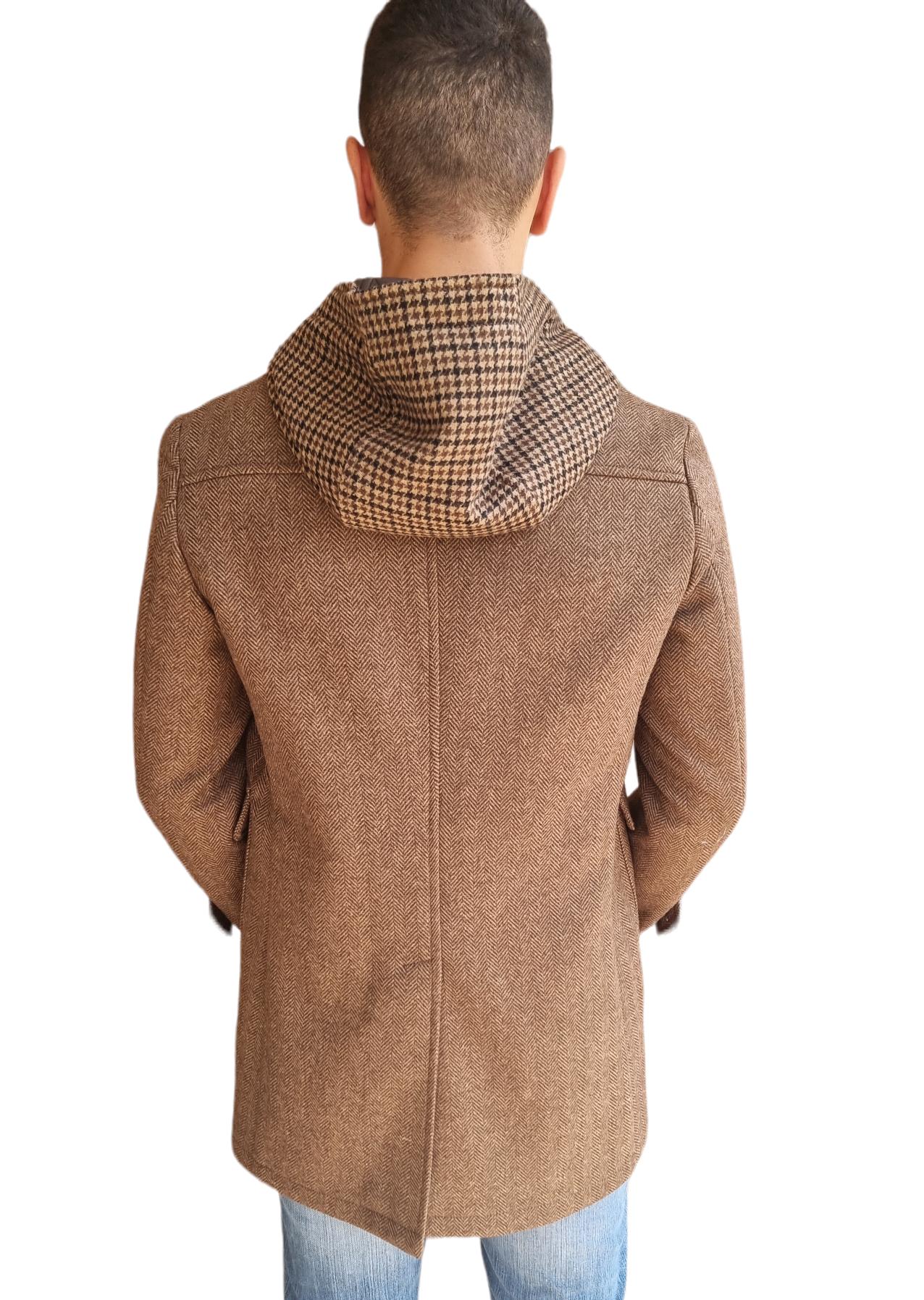 Cappotto Montgomery City Time uomo marrone