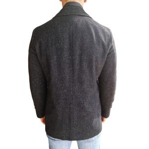 Cappotto uomo  doppiopetto con pettorina