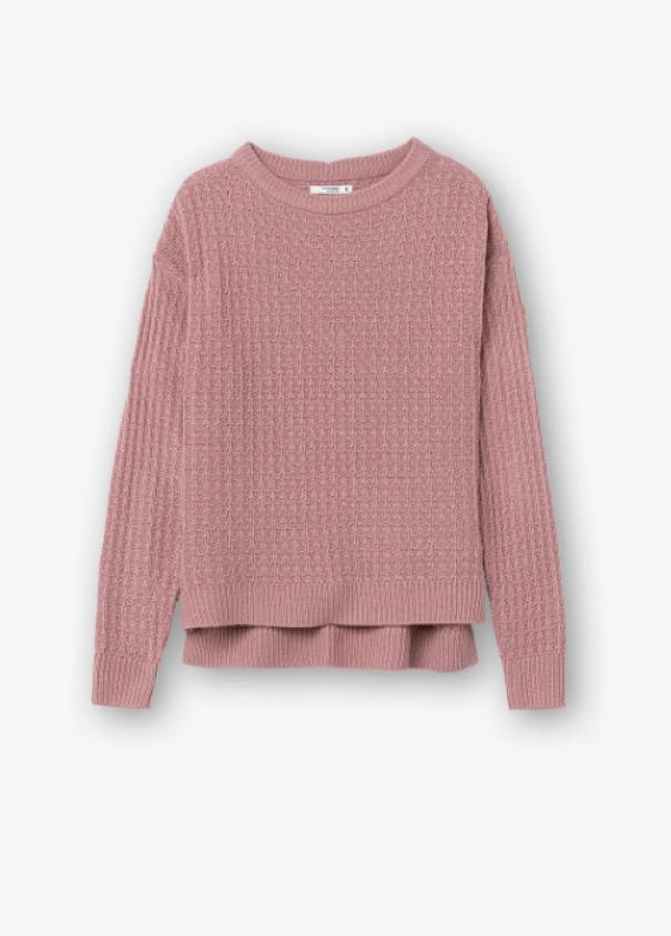 Maglione Tiffosi da donna rosa antico