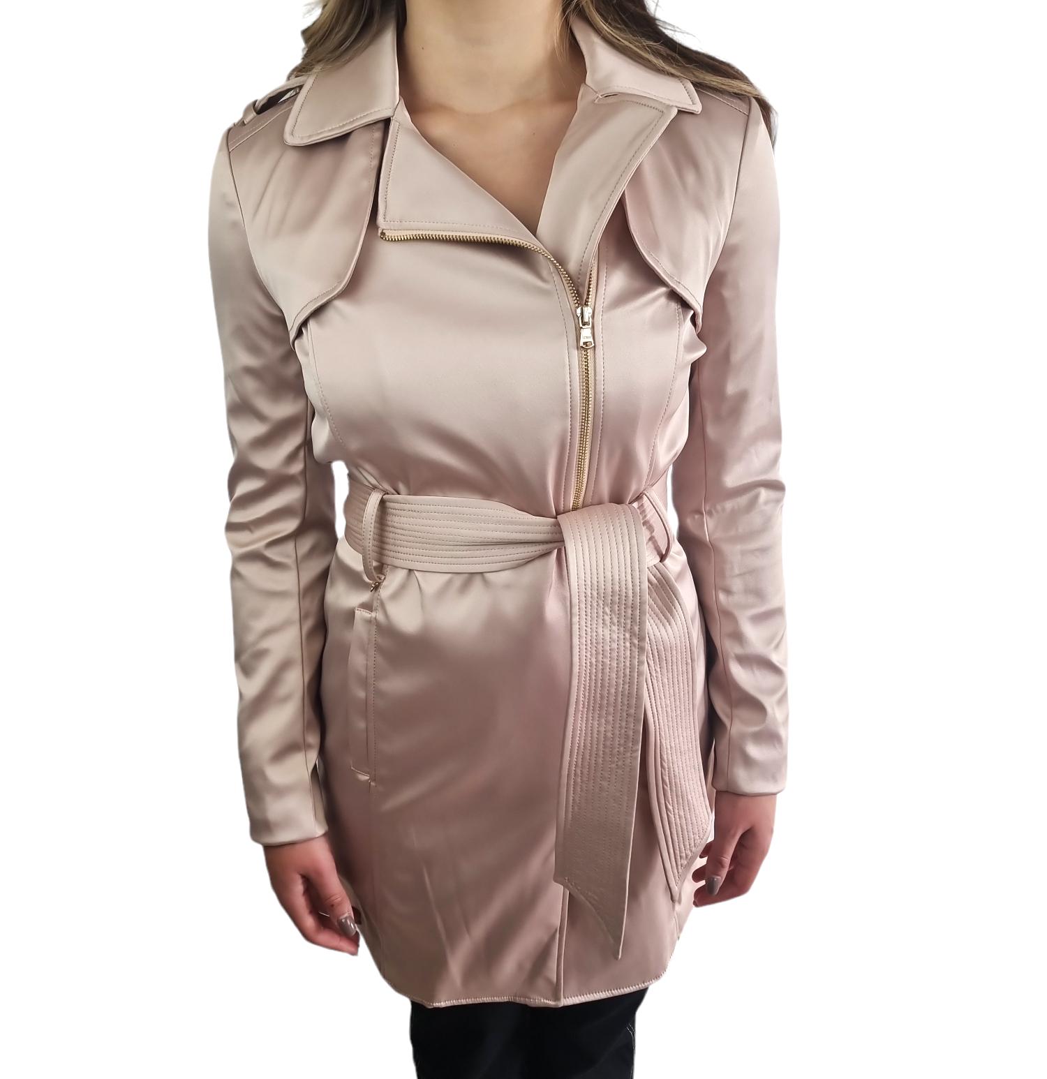 Trench Guess con chiusura da donna rosa 