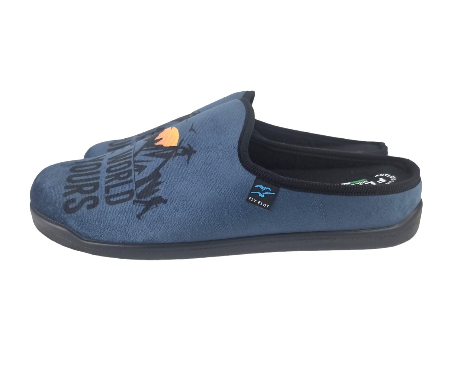 Pantofole da uomo Fly Flot blu