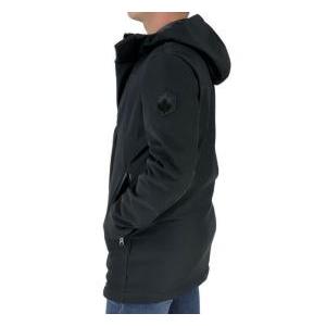 Giaccone uomo softshell trilayer nero