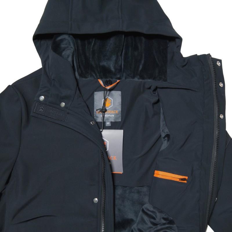 Lumberjack giaccone uomo softshell TRILAYER Nero