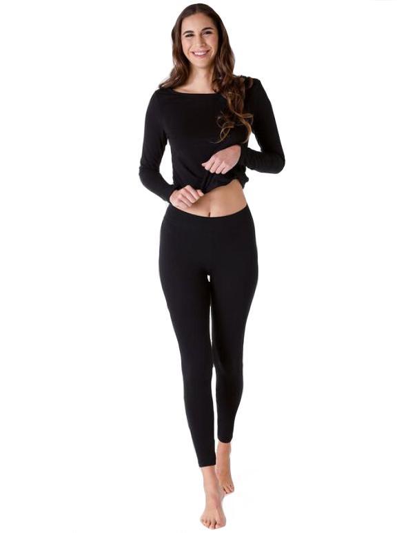 Leggings Lovable donna in cotone Relax & Go nero