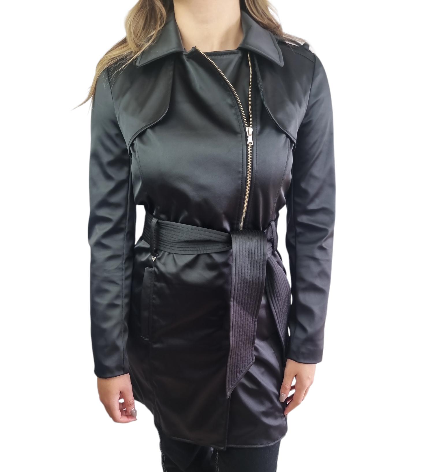 Trench Guess con chiusura da donna nero