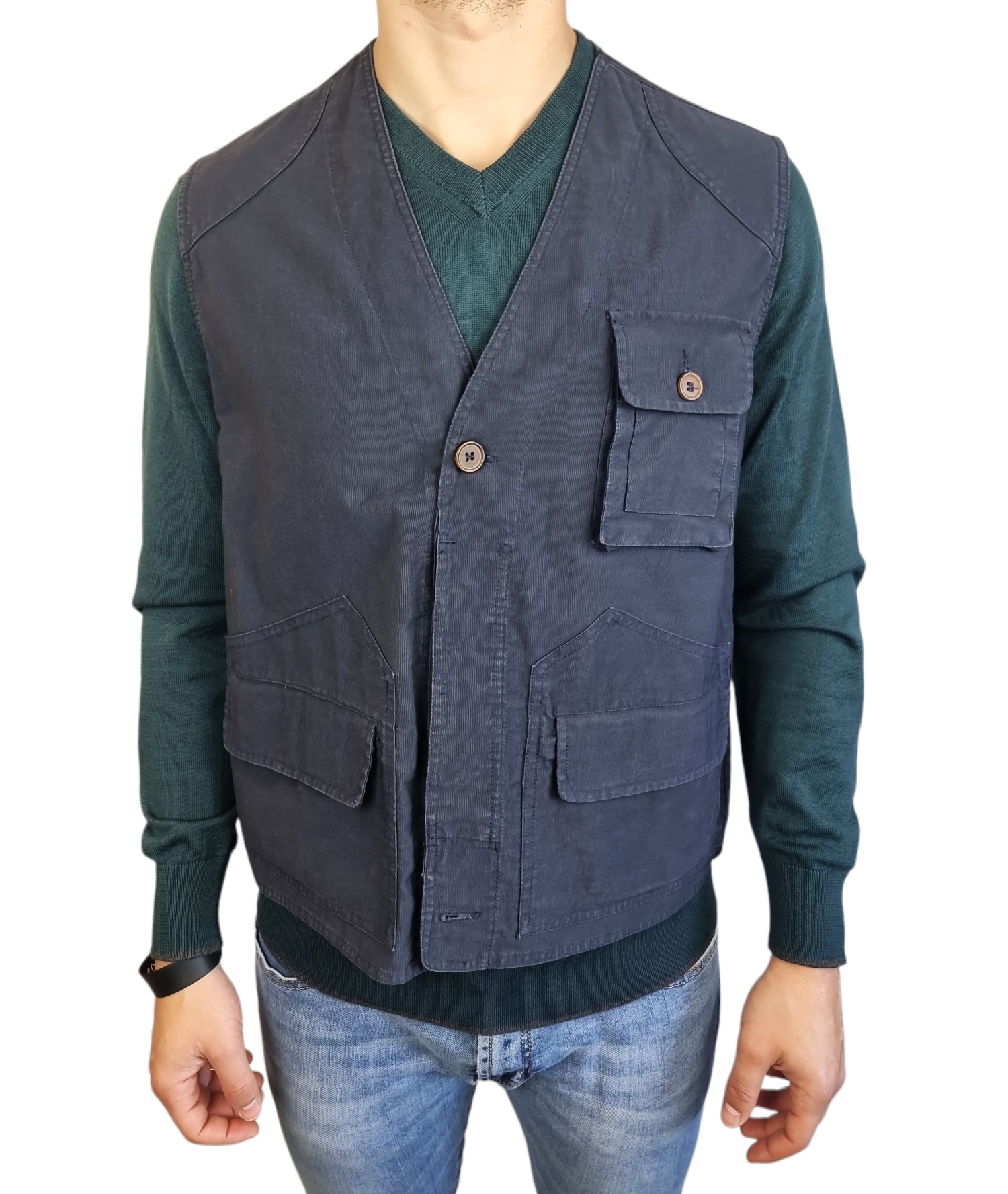 Gilet Malboro Classics da uomo in cotone 