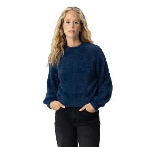 Maglia donna ecopelliccia hathor blu