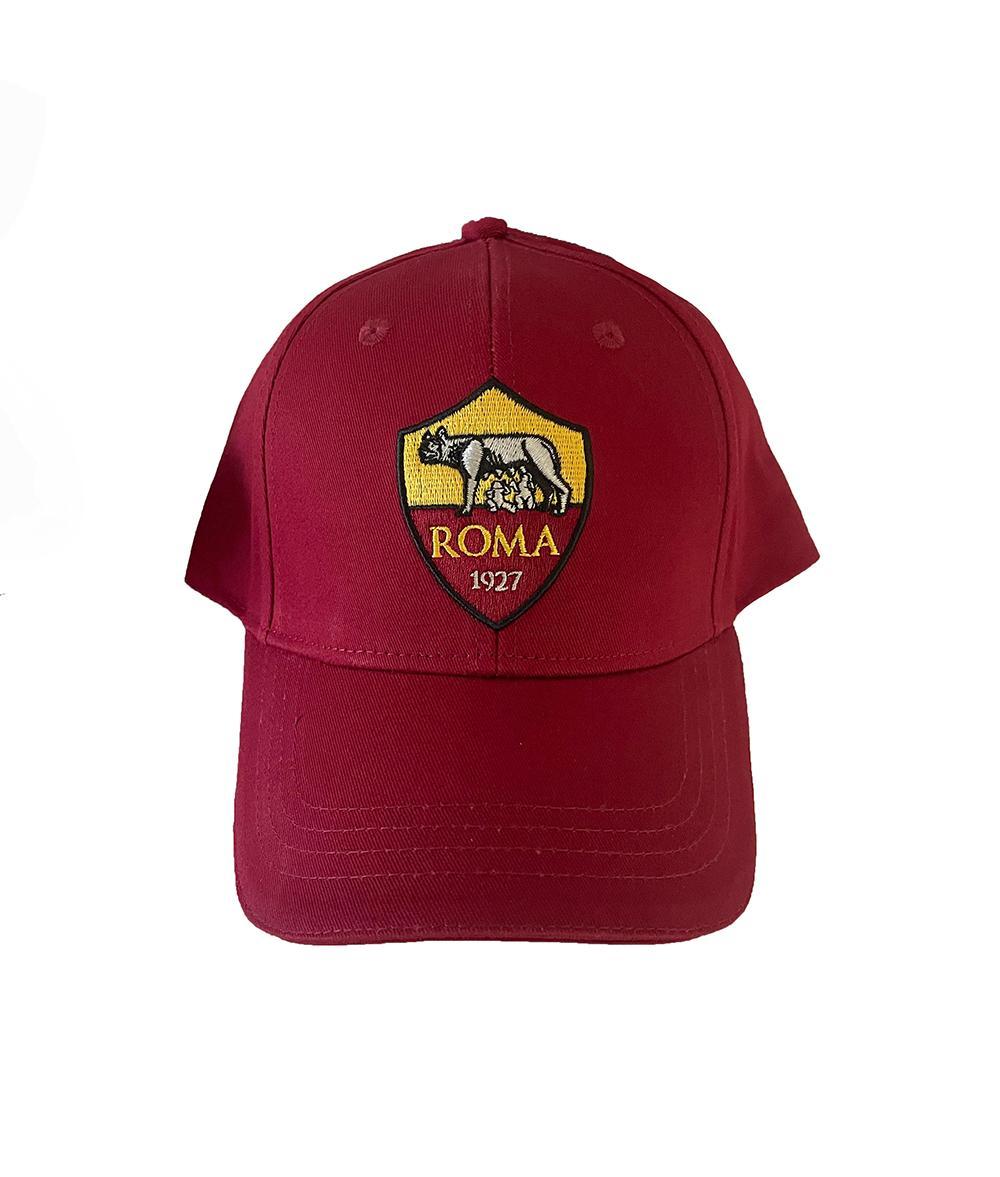 Cappello berretto per Roma Rosso adulto