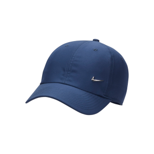 H86 cap metal swoosh, cappellino da baseball unisex adulto, ossidiana/argento, taglia unica