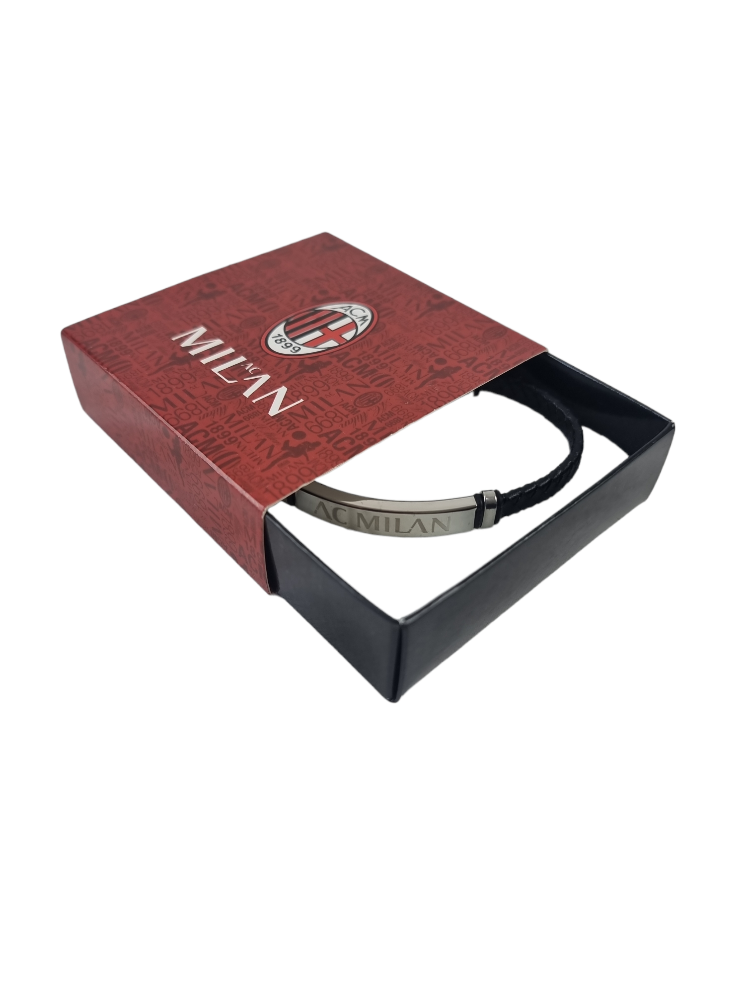 Bracciale adulto in similpelle compatibile con Milan