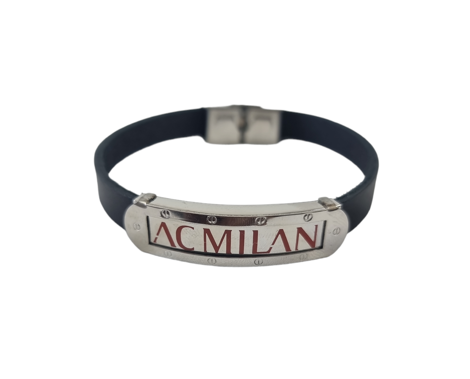 Bracciale adulto in similpelle compatibile con Milan