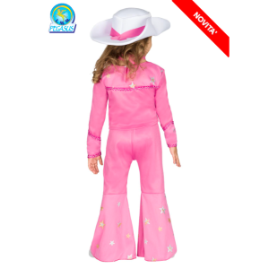 Abito carnevale cow girl baby barbie rosa