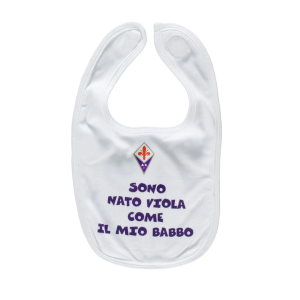 Bavaglino neonato compatibile con fiorentina