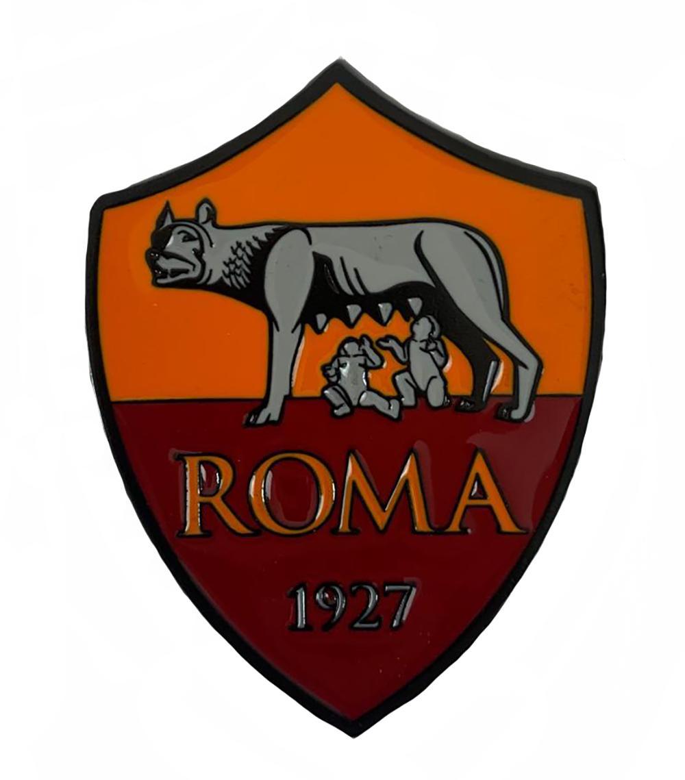 Fermacarte stemma AS Roma in ceramica