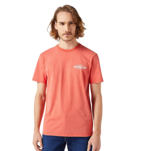 T-shirt da uomo in cotone  arancio