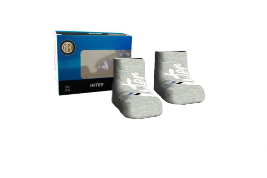 Scarpe calzino neonato 0-3 mesi compatibile con Inter