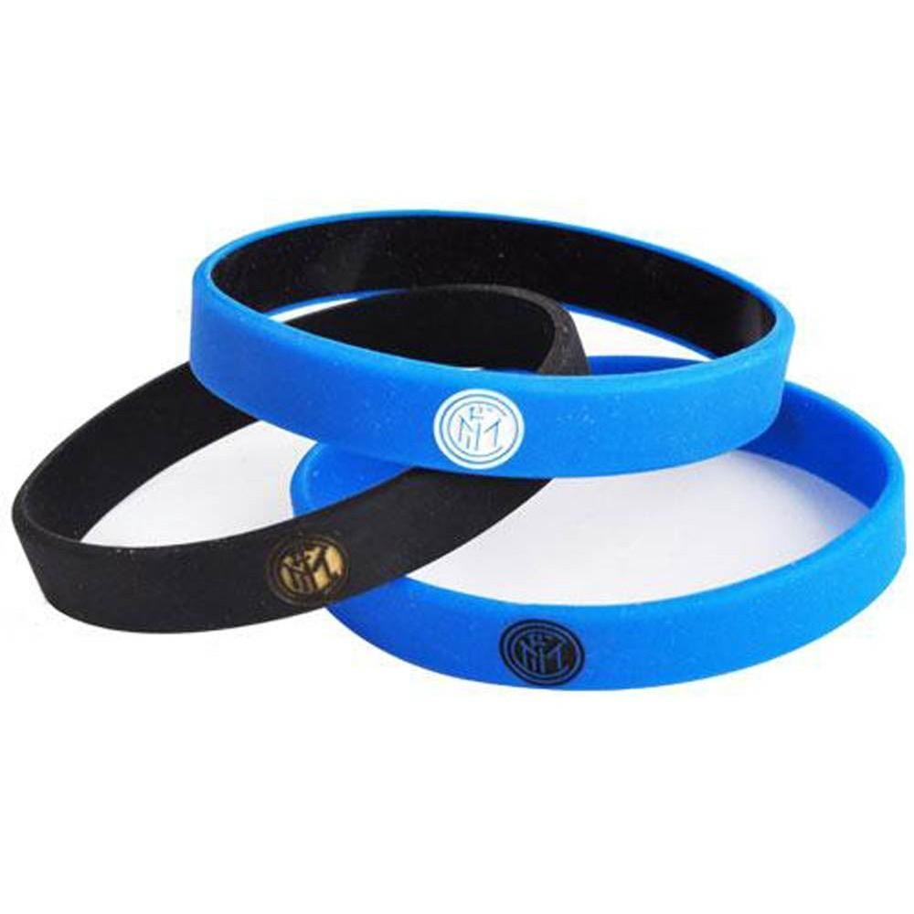 Tris bracciali per Inter in silicone