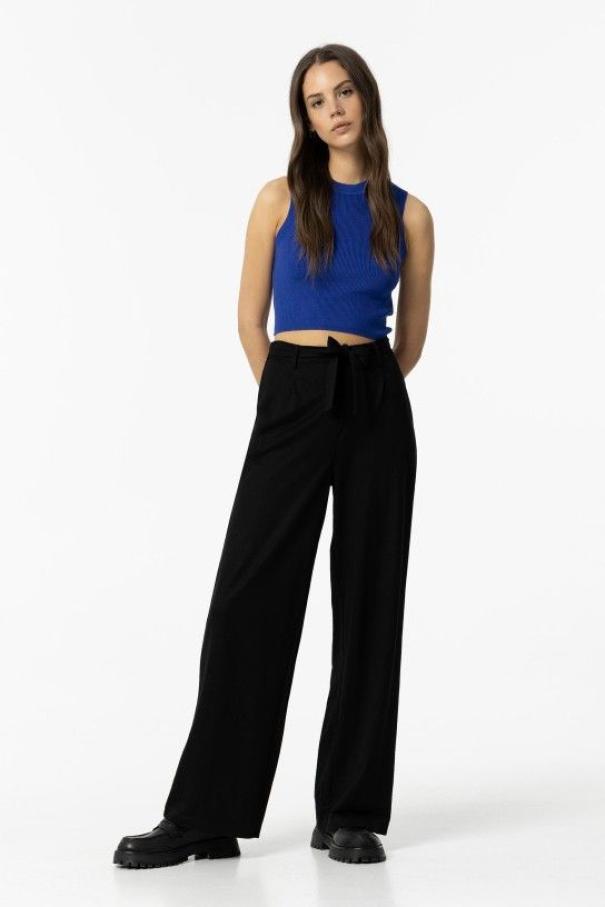 tiffosi tiffosi pantalone donna viscosa venus_4 nero