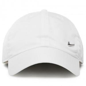 943092-043 u nsw df h86 metal swoosh cap berretto unisex adulto pure platinum/metallic silver 1size