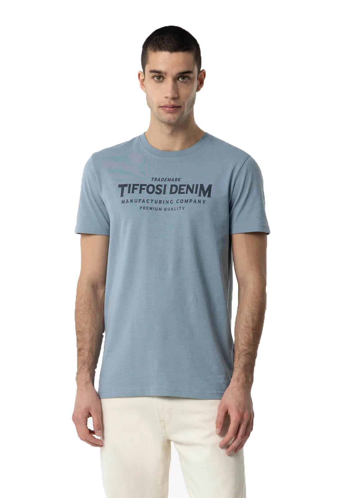 T-shirt uomo Tiffosi stampata TOLEDO Aviazione