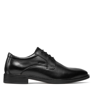 Gladwin scarpe eleganti uomo pelle liscia nero