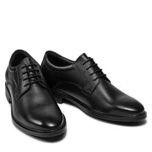 Gladwin scarpe eleganti uomo pelle liscia nero