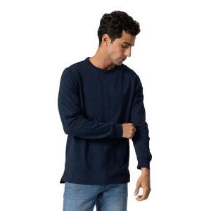 Maglia uomo manica lunga brecken blu