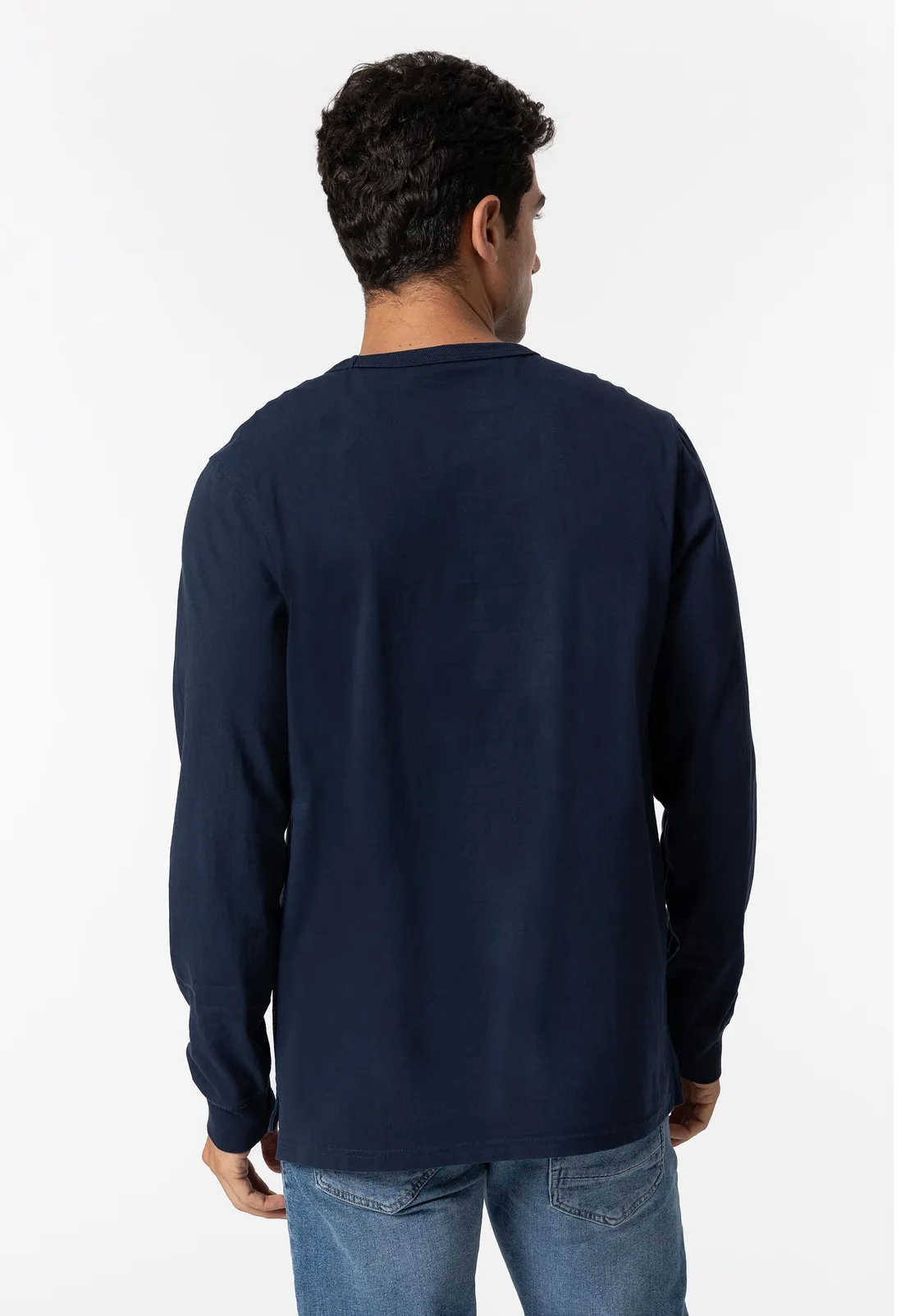 TIFFOSI maglia uomo manica lunga BRECKEN Blu