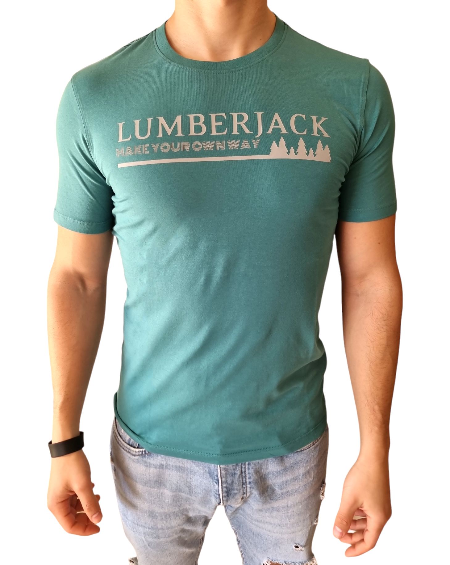 T-shirt in cotone Lumberjack da uomo 