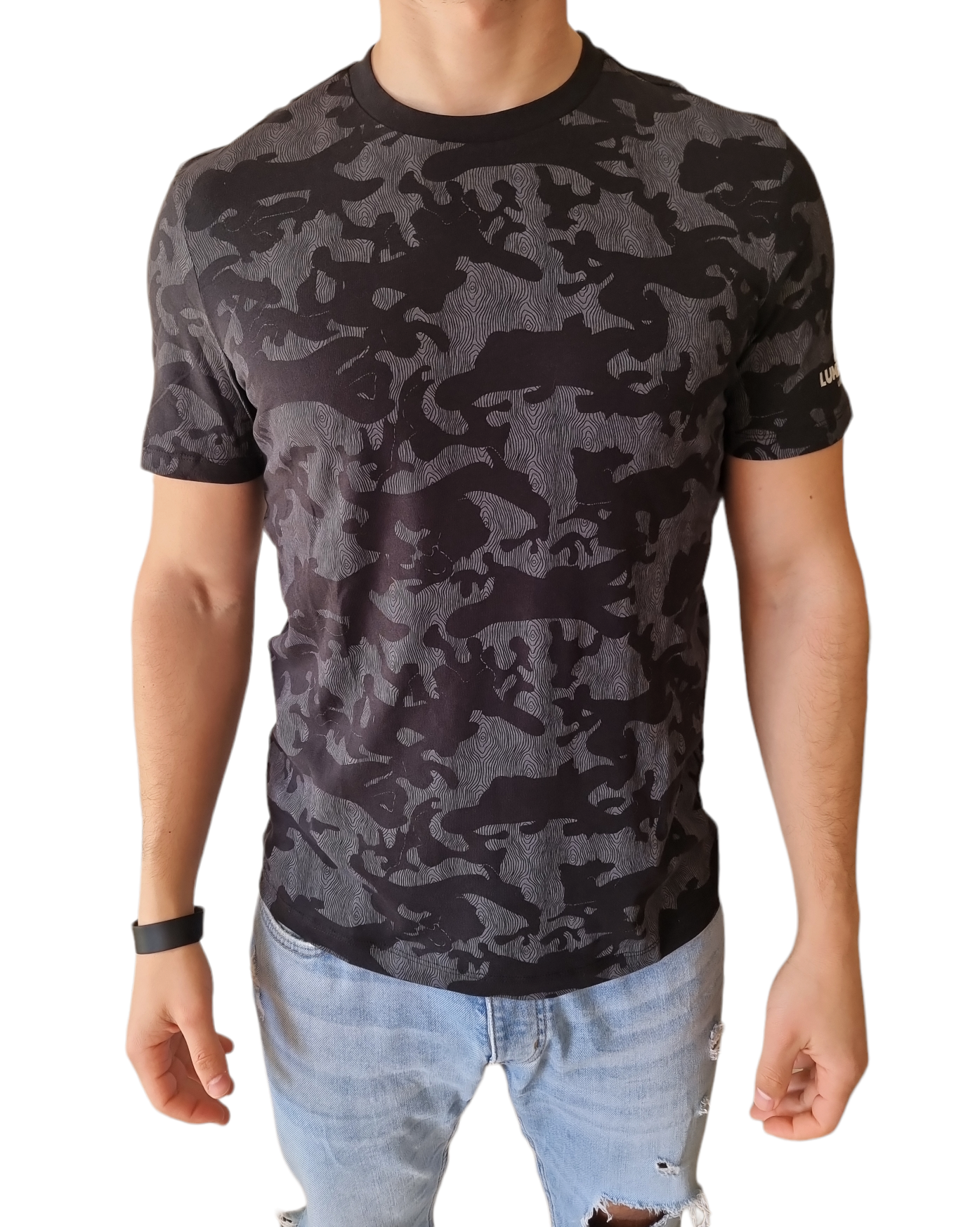 T-shirt in cotone Lumberjack da uomo