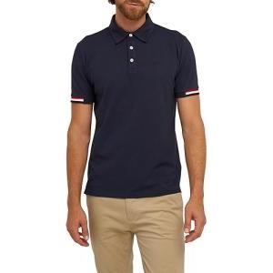 Polo da uomo in cotone  blu scuro