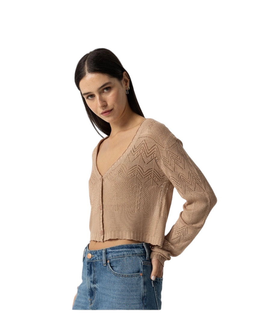 Cardigan da donna traforato Tiffosi 