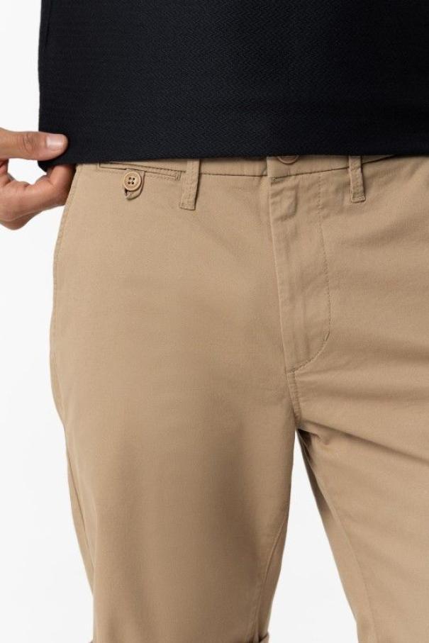 tiffosi tiffosi bermuda chinos u con risvolto slim   beige