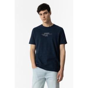 T-shirt uomo con stampa ray blu