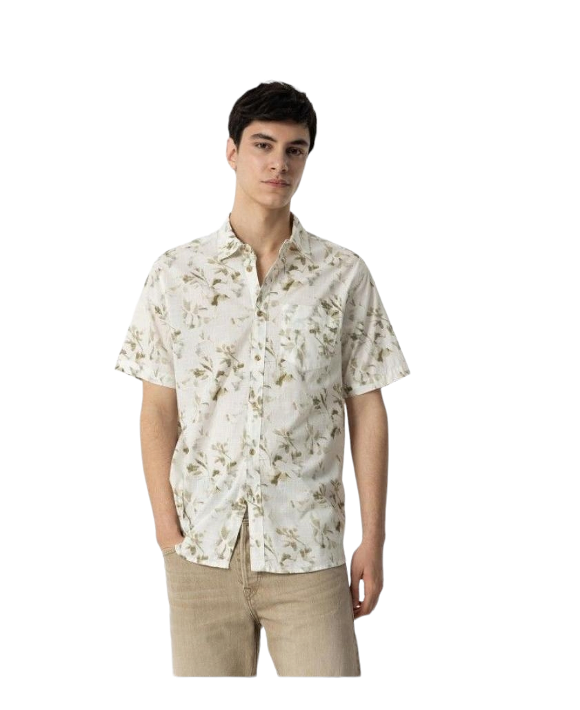 Camicia mezza manica da uomo Tiffosi beige