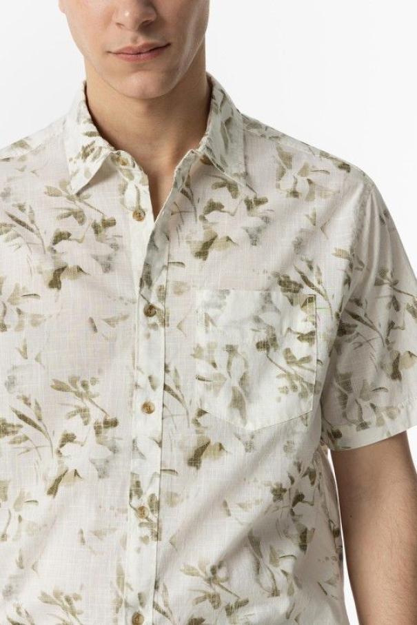 Camicia mezza manica da uomo Tiffosi beige