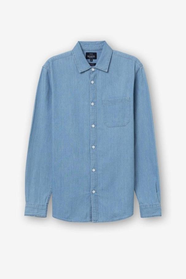 tiffosi camicia di jeans da uomo tiffosi