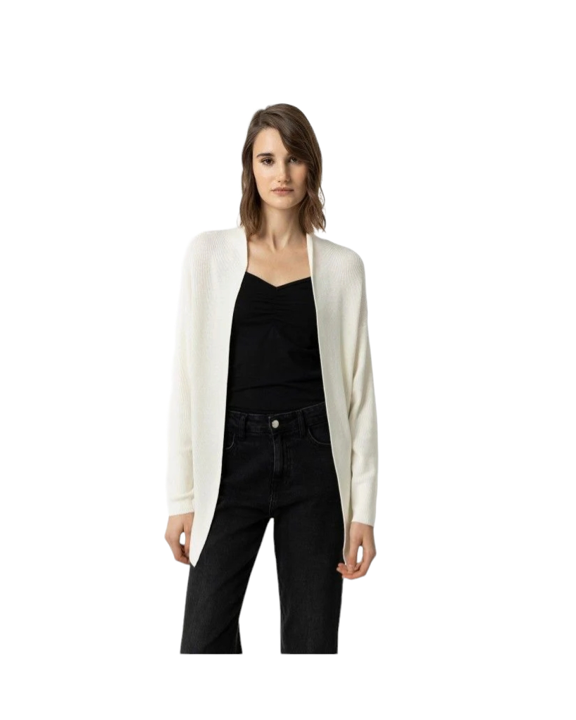 Cardigan da donna in viscosa bianco Tiffosi