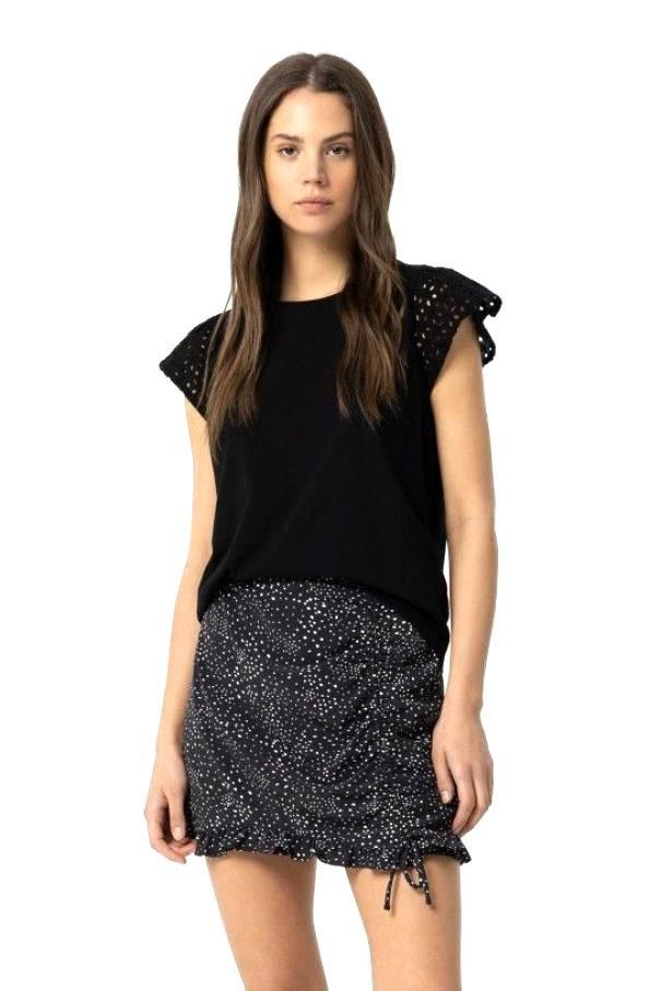 T-shirt donna Tiffosi nero