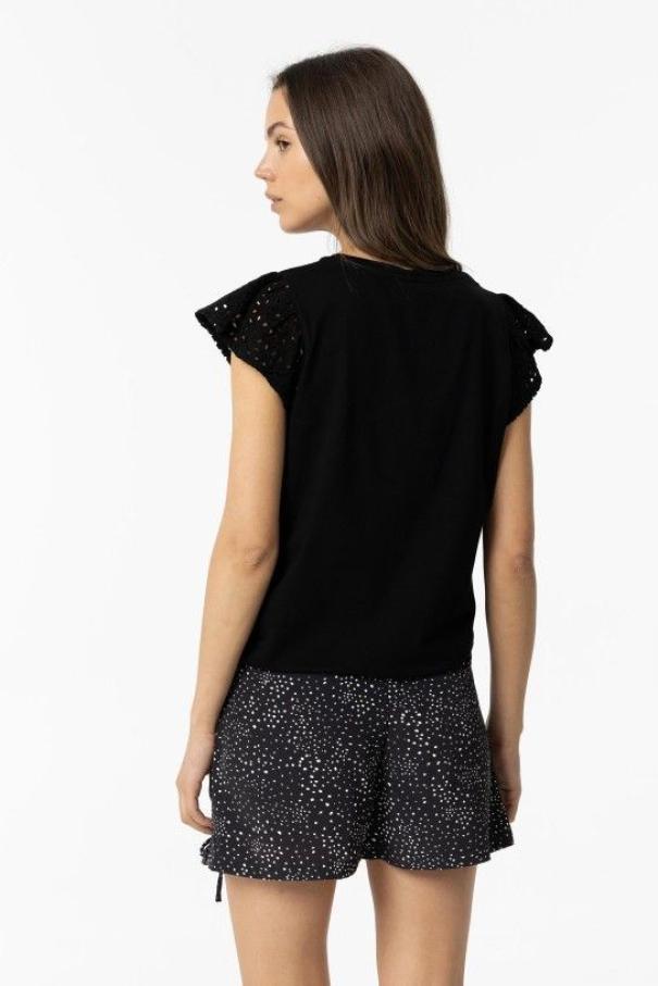 T-shirt donna Tiffosi nero