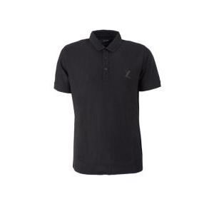 Polo piquet uomo nero